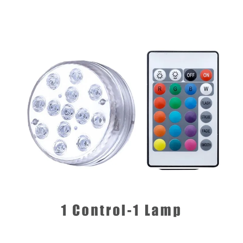 13 Led RGB LED Submersible Light Remote 16 Colors Swimming Pool Underwater Lamp  - £145.22 GBP