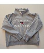 TOMMY HILFIGER SPORT - Large Gray Spell Out Pullover - Cotton Blend - $22.69 CAD