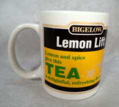 Vintage Bigelow Lemon Lift Tea Mug Cup Ceramic 11 oz Dishwasher Safe - $12.82