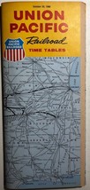 UNION PACIFIC RAILROAD Time Tables October 30, 1966 - £7.77 GBP