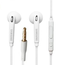 Samsung OEM Wired Headset Headphones 3.5mm Ear Buds EG920LW Jewel Case White New - £4.69 GBP