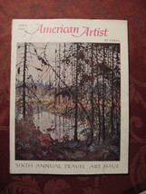 AMERICAN ARTIST April 1964 Richard Whorf Doris White Jon Nielsen Coulton Waugh - £10.35 GBP