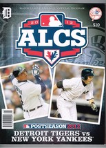 2012 ALCS Game program New York Yankees Detroit Tigers MLB AL Championship - $74.25