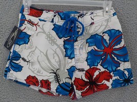 SW Hawaii, U.S.A. Boys Shorts SZ 5 Swim Trunks Surf Hibiscus Beach Pocket NWD - £3.98 GBP