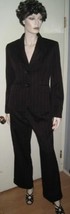 Vintage 90s Ann Taylor Ladies Women&#39;s Striped 2pc Suit Sz 4 - £39.91 GBP