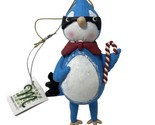Midwest CBK Whimsical  Blue Jay Bird Christmas Ornament Blue 4.75 in - £6.18 GBP