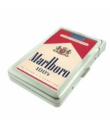 Vintage AD Box of Reds USA Classic 100&#39;s Size Cig Case w/built in lighte... - $32.42 CAD