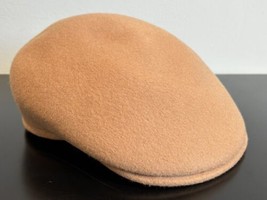 Cuffley Cap Stetson England Newsboy Hat Tan Wool Cabbie Water Repellent ... - $14.83