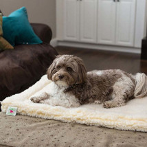 Hugglehounds Dog Fleece Mat - Natural Small 23X30In. - £42.68 GBP