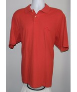 Mens Tommy Bahama polo shirt XL embroidered marlin logo burnt orange cot... - £22.44 GBP