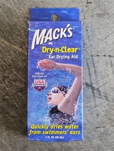 Mack’s Dry-n-Clear Ear Drying Aid Learn 2 Swim Infection Prevention Spec... - £3.85 GBP