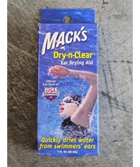 Mack’s Dry-n-Clear Ear Drying Aid Learn 2 Swim Infection Prevention Spec... - £3.94 GBP