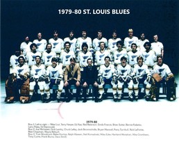 1979-80 ST. LOUIS BLUES TEAM 8X10 PHOTO HOCKEY PICTURE NHL - £3.93 GBP