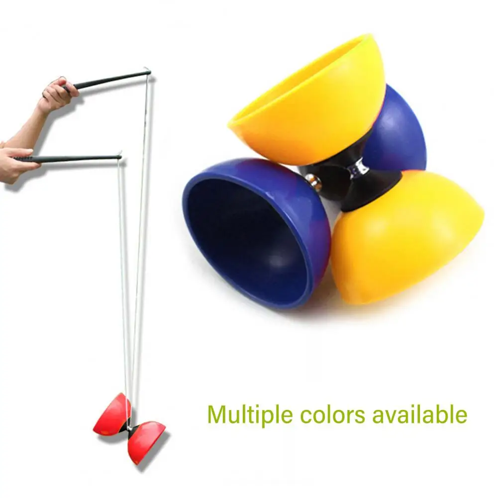 Compact Diabolo Metal Sticks Chinese Yoyo Toy Professional Bearing Diabolo with - £8.74 GBP+