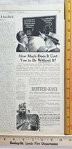 Vtg 1919 Advertising BUTTER-KIST POPCORN MACHINE Popper LESLIE&#39;S WEEKLY A9 - £4.62 GBP