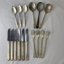 Vtg 1933 Oneida Wm A Rogers Overlaid Paramount Silverplate Flatware Lot of 16 - £41.14 GBP