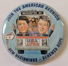 Pres Inaugural Jan 20, 1993 USA Express Join The American Reunion 3-1/4&quot;... - $10.95