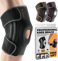 DR. BRACE ELITE Knee Brace with Side Stabilizers &amp; Patella Gel Pads XXLarge - $18.69