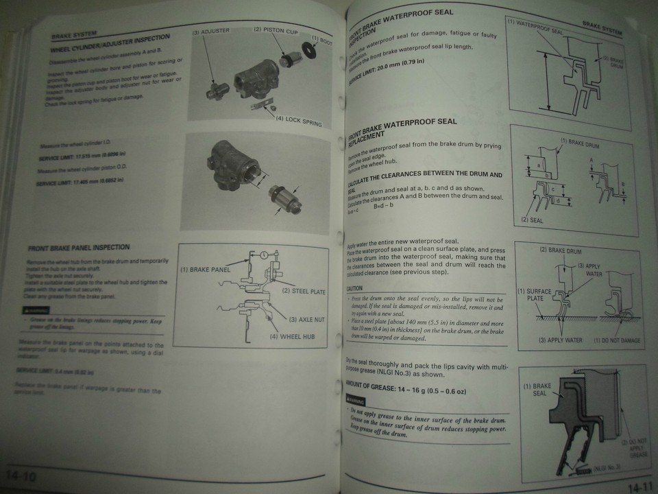 2002 2003 Honda TRX400FW FOURTRAX FOREMAN 400 Service Repair Manual BRAND NEW Item image 6