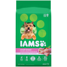 IAMS Small &amp; Toy Breed Adult Dry Dog Food Real Chicken 1ea/7 lb - £33.40 GBP