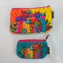 Laurel Burch Cosmetic Bags, Feline Clan, 2 Bags - £19.23 GBP