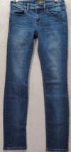 Lucky Brand Jeans Womens Size 26 Blue Denim Pockets Flat Front Stella Skinny Leg - £18.37 GBP