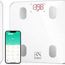 Digital Body Weight and Fat Scale, White, 396lb - $119.78
