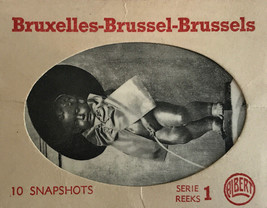 Vintage Bruxelles - Brussels 10 Photo Snapshots Postcard- Albert Series - £15.75 GBP