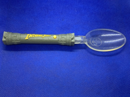 2009 Kellogg&#39;s Indiana Jones Light-Up Spoon Yellow Skull Removable Spoon End - £2.29 GBP