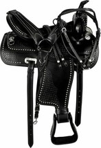 Premium Leather Western Pleasure Trail Barrel Racing Adult Horse Saddle Tack. - $345.00+