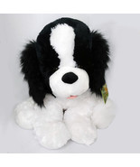 Hugfun Huggables Soft Plush Black &amp; White Dog  18Lx14Hx18W inches - $29.99