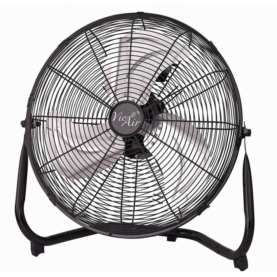 Vie Air 14&quot; Industrial High Velocity Heavy Duty Metal Floor Fan with 3 S... - $71.47