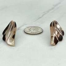 Feather Angel Wing Shell Post Earrings Pierced Pair - £5.53 GBP