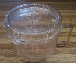 Hamilton Beach Emmie 544 Food Processor PART/WORK BOWL WITH LID/Used - $12.99