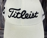 Titleist Golf FJ Footjoy Pro V1 White Mesh Fitted Hat - Medium - Large - £14.65 GBP