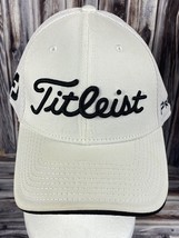 Titleist Golf FJ Footjoy Pro V1 White Mesh Fitted Hat - Medium - Large - £14.52 GBP