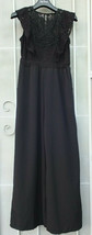 XHILARATION ~ Sz M Jumpsuit Lace Wide Leg Jet Black Keyhole ~SHIPS FREE - £19.53 GBP