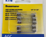 Bussmann Eaton HEF-1 AGC 1/4&quot; x 1-1/4&quot; Electronic Equipment Fuse Kit (5-... - $6.83