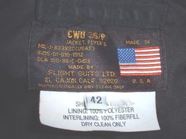 Flightsuits, Ltd. black CWU-36/P, size Medium - £32.47 GBP