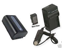 Battery + Charger For Sony HDR-XR160 HDR-XR160E HDR-TD10 - £21.08 GBP