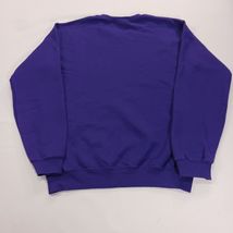 Gildan Heavy Blend LSU Men's Purple Long Sleeve Graphic Sweatshirt Size Small  image 2