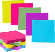 65PCS Napkins, Multicolor Party Napkins, Cocktail Party Napkins, 2 Layer... - $9.58