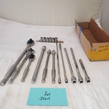 Lot of Assorted Snap-On Drive Socket Extensions, Socket &amp; Ratchet Wrench LOT 502 - $148.50