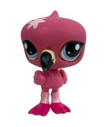 Littlest Pet Shop LPS #1827 Pink Flamingo Bird Star On Head Toy Collectible - $7.61