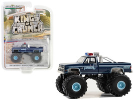 1987 Chevrolet K20 Scottsdale Monster Truck Dark Blue &quot;Enforcer&quot; &quot;Kings ... - £18.52 GBP