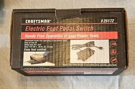 Vintage Craftsman Electric Foot Pedal Switch for Power Tools 25172 Made ... - $24.74