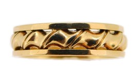 14k Yellow Gold Pierced Eternity Band 5.1mm (#J3915) - £235.36 GBP