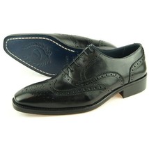 Duca di Matiste &quot;1516&quot; Classic Wingtip Oxford, Men&#39;s Dress Leather Shoes, Italy - £92.53 GBP