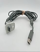 Genuine Microsoft Xbox 360 Play and Charge Kit OEM White USB Cable Teste... - $9.85