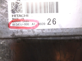 18-19-20  NISSAN ROGUE SPORT /QASHQAI / 2.0L  / ENGINE /COMPUTER /ECU.PCM image 3